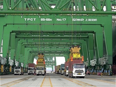 區域經濟動脈再提速 天津港刷新地中海西非航線在泊船時效率全球紀錄